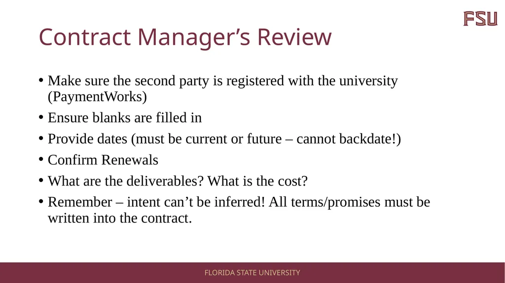 Contract Administration Policy 4-OP-D-4: Contract - slide 8 of 16
