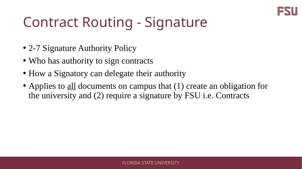 Contract Administration Policy 4-OP-D-4: Contract - slide 11 of 16