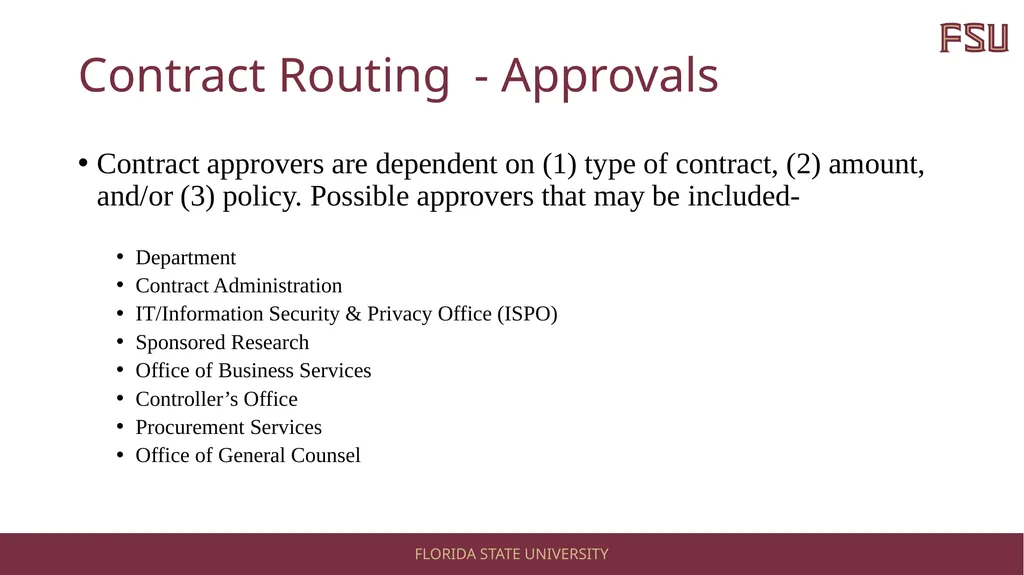 Contract Administration Policy 4-OP-D-4: Contract - slide 10 of 16