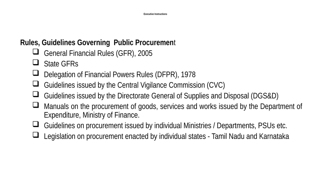 PUBLIC PROCUREMENT PROCESSES by Rakesh Jain Deputy - slide 5 of 21