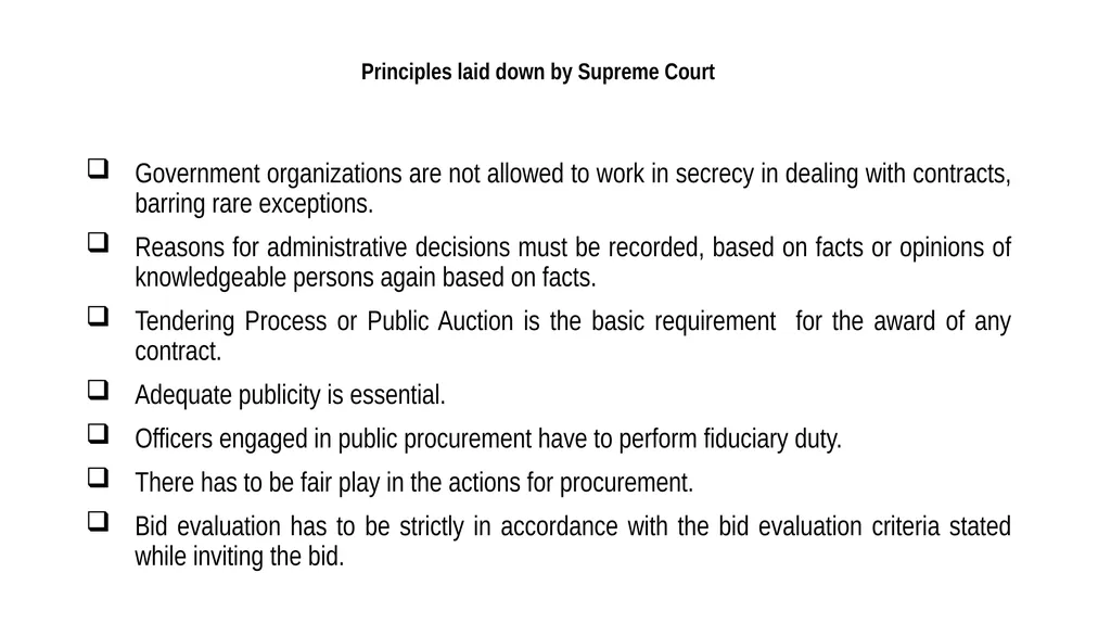 PUBLIC PROCUREMENT PROCESSES by Rakesh Jain Deputy - slide 7 of 21
