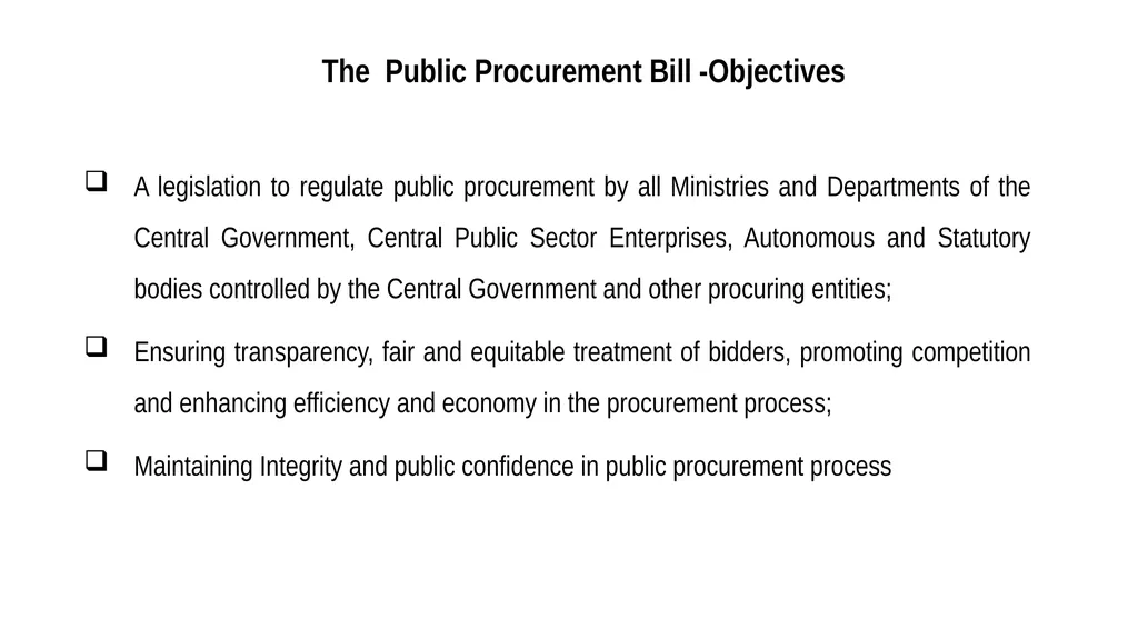 PUBLIC PROCUREMENT PROCESSES by Rakesh Jain Deputy - slide 11 of 21