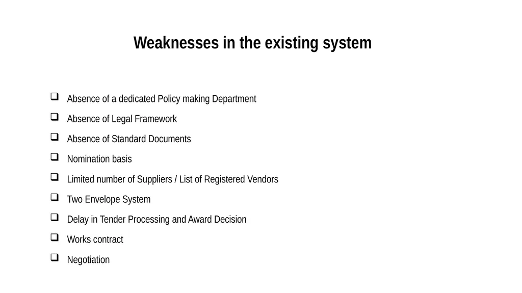PUBLIC PROCUREMENT PROCESSES by Rakesh Jain Deputy - slide 8 of 21