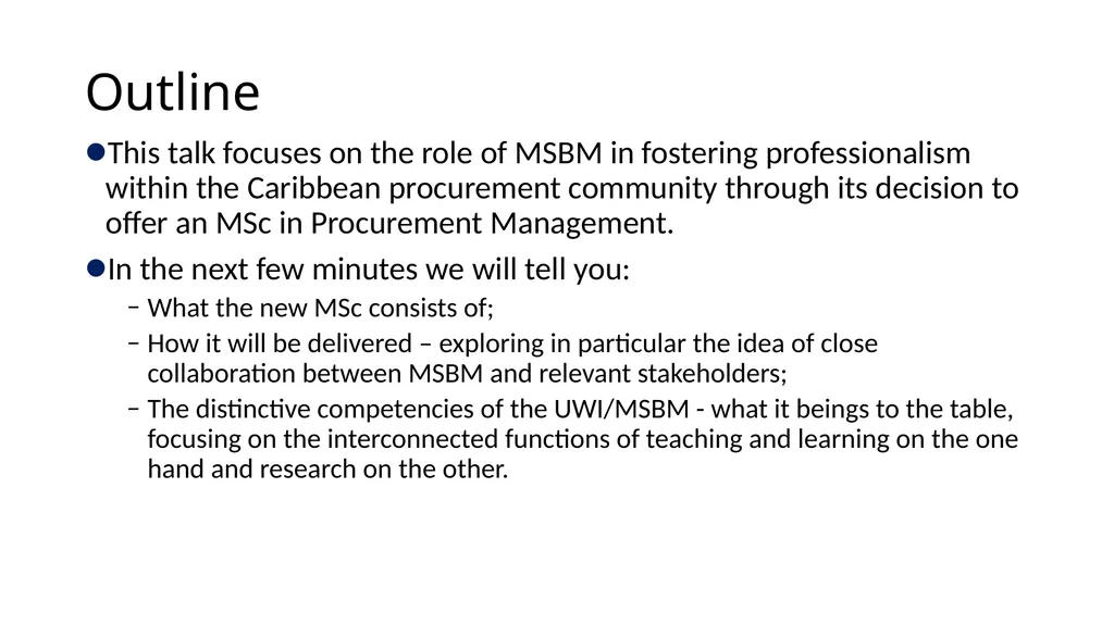 Professionalization of Public Procurement The Role - slide 2 of 12