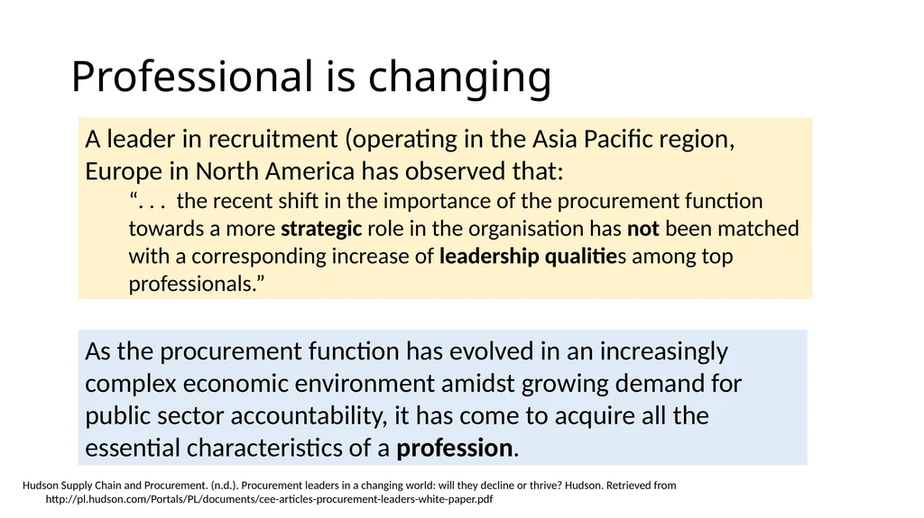 Professionalization of Public Procurement The Role - slide 6 of 12