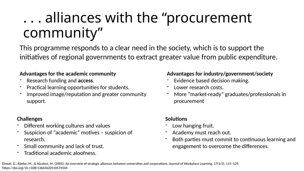 Professionalization of Public Procurement The Role - slide 11 of 12