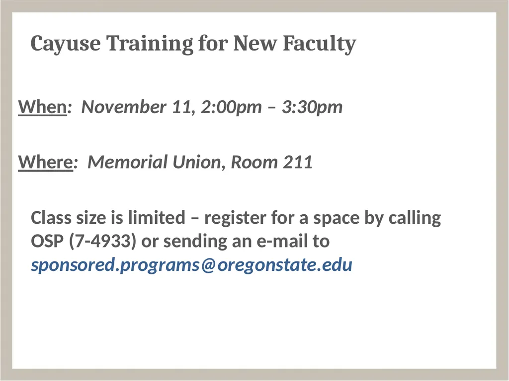 The OSU Research Office Supporting Faculty Success - slide 12 of 20