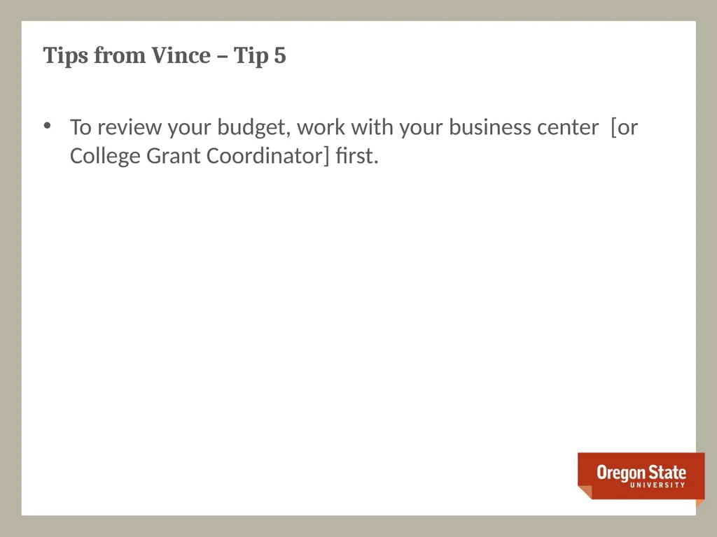 The OSU Research Office Supporting Faculty Success - slide 18 of 20