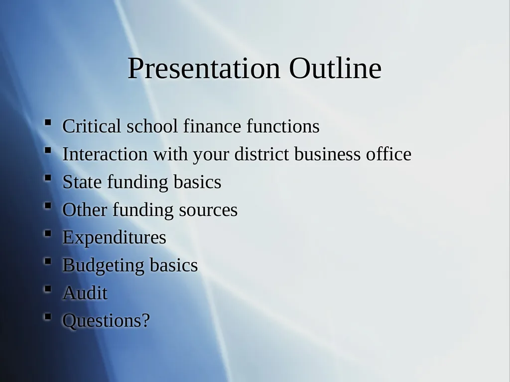 School Finance Basics Presented for the Alaska - slide 4 of 13