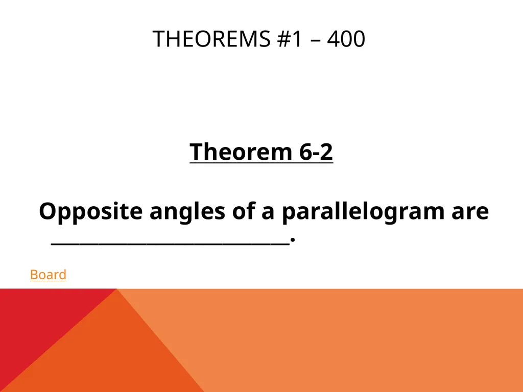 Jeopardy! Jeopardy! Final Jeopardy Theorems #1 – - slide 4 of 31