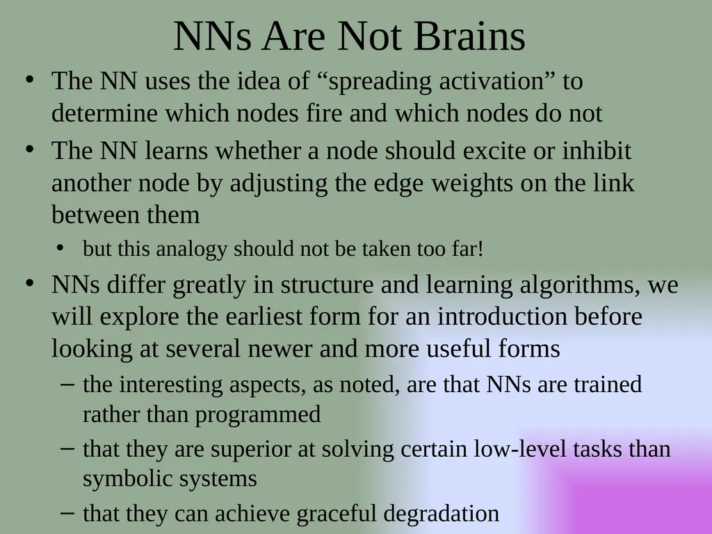 Neural Networks NNs are a study of parallel and - slide 4 of 51