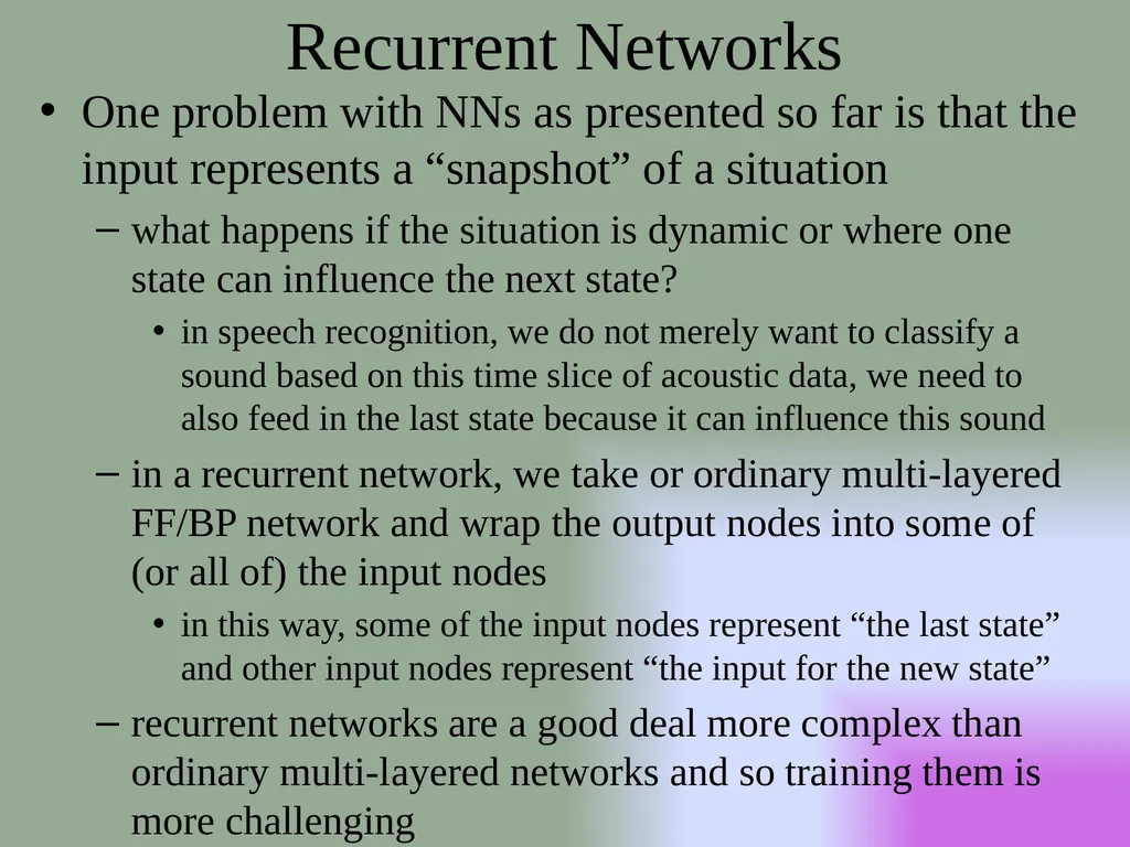 Neural Networks NNs are a study of parallel and - slide 46 of 51