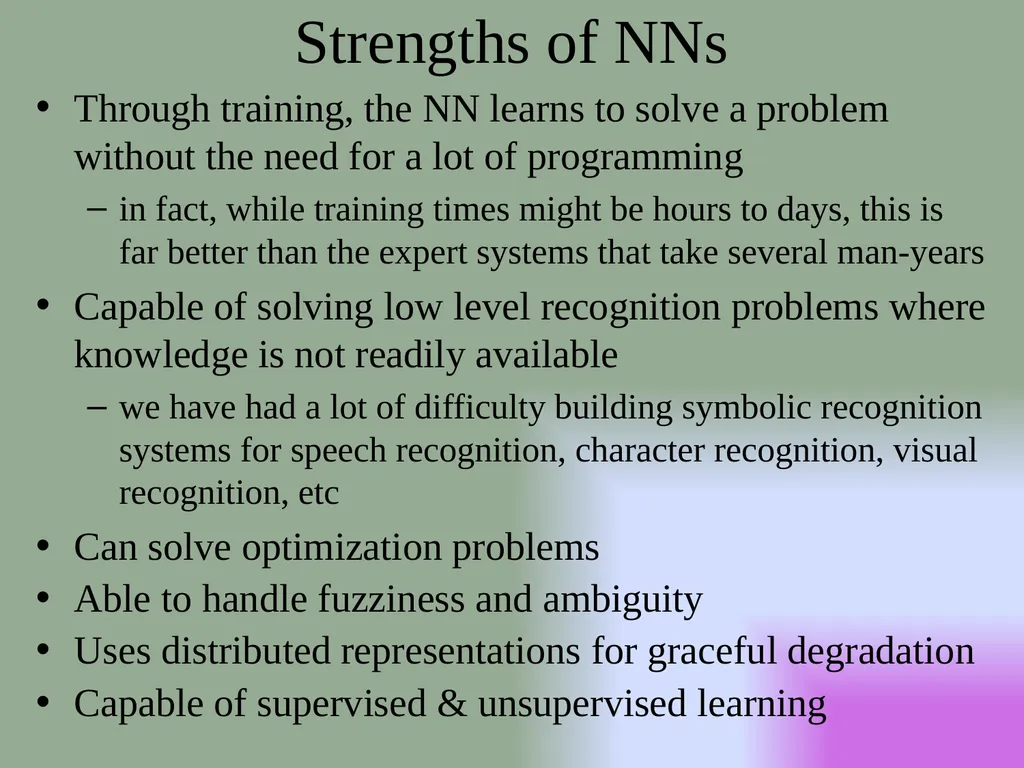 Neural Networks NNs are a study of parallel and - slide 48 of 51