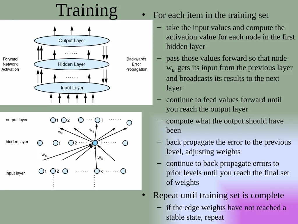 Neural Networks NNs are a study of parallel and - slide 20 of 51