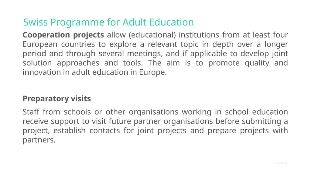 Our vision At least once in the course of their - slide 8 of 11