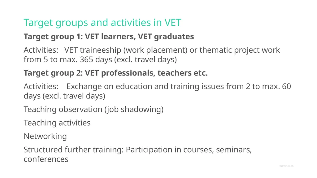 Our vision At least once in the course of their - slide 6 of 11