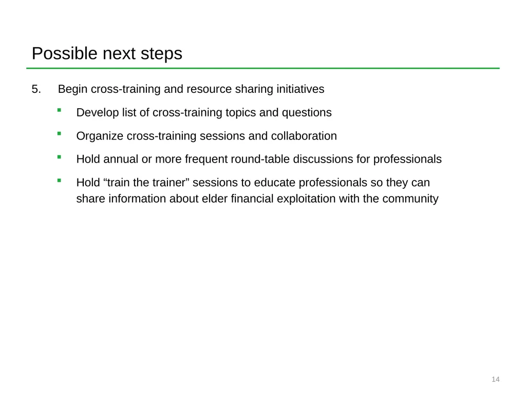 Elder Fraud Prevention and Response Network - slide 14 of 19
