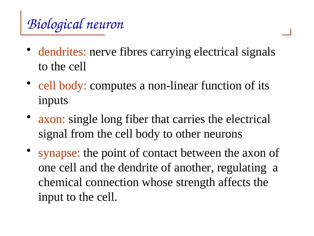 Artificial Neural Networks 1 2 Neural networks - slide 5 of 61