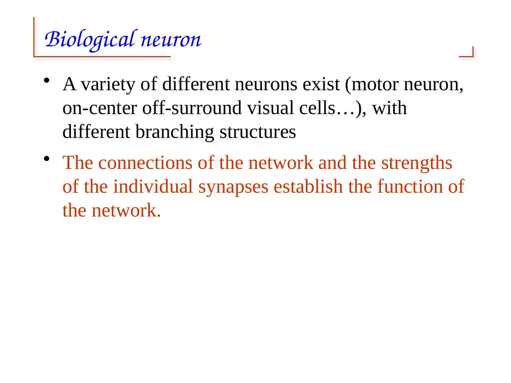Artificial Neural Networks 1 2 Neural networks - slide 6 of 61