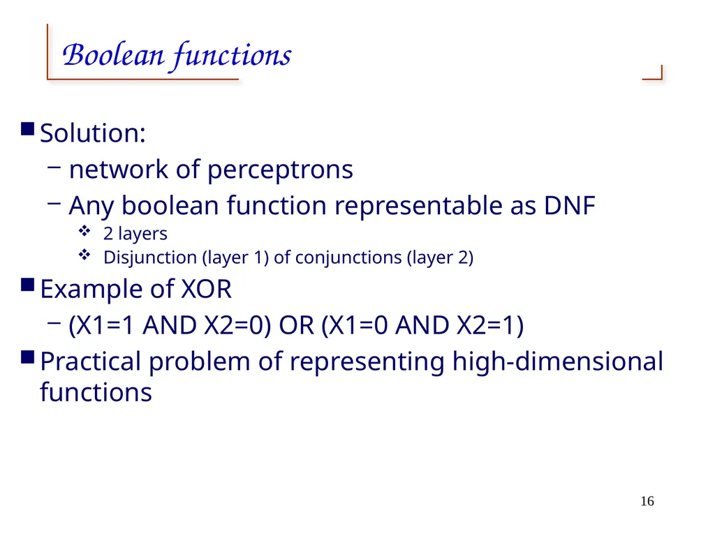 Artificial Neural Networks 1 2 Neural networks - slide 16 of 61