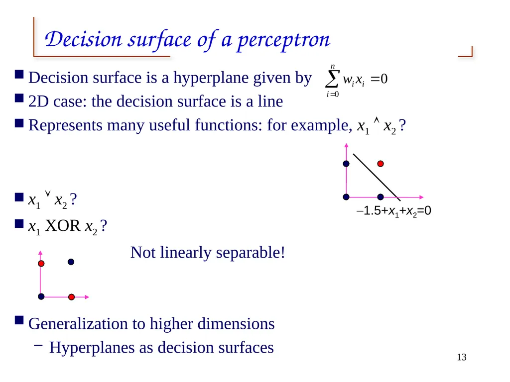Artificial Neural Networks 1 2 Neural networks - slide 13 of 61