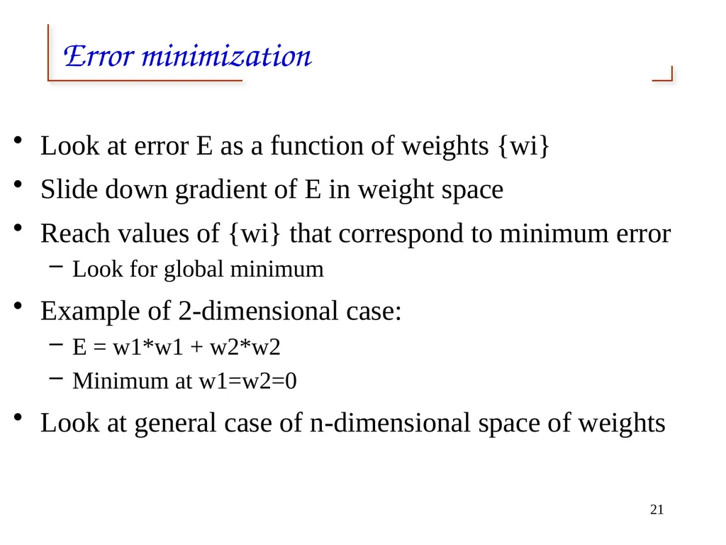 Artificial Neural Networks 1 2 Neural networks - slide 21 of 61