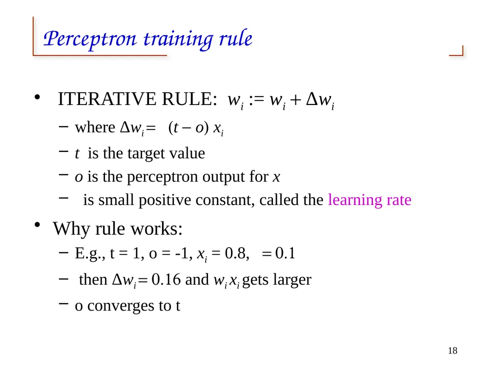 Artificial Neural Networks 1 2 Neural networks - slide 18 of 61
