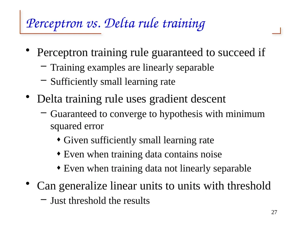 Artificial Neural Networks 1 2 Neural networks - slide 27 of 61