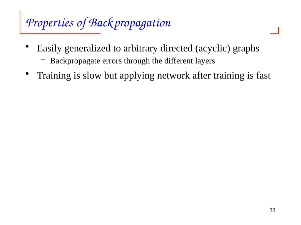 Artificial Neural Networks 1 2 Neural networks - slide 38 of 61
