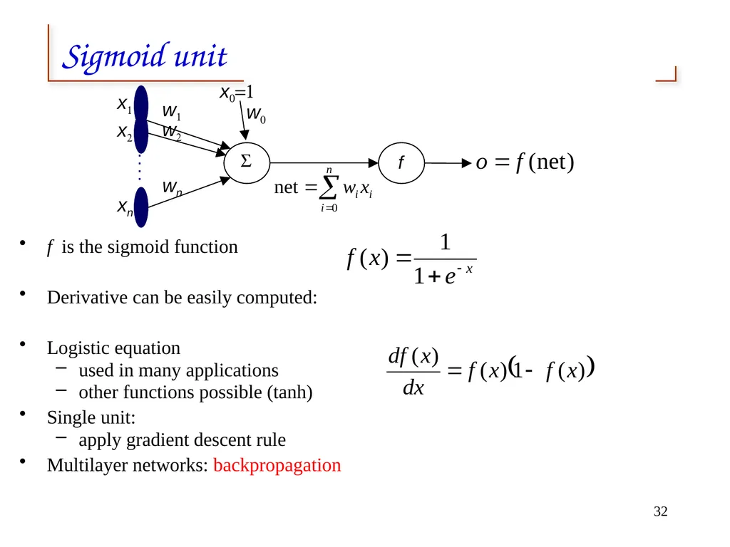 Artificial Neural Networks 1 2 Neural networks - slide 32 of 61