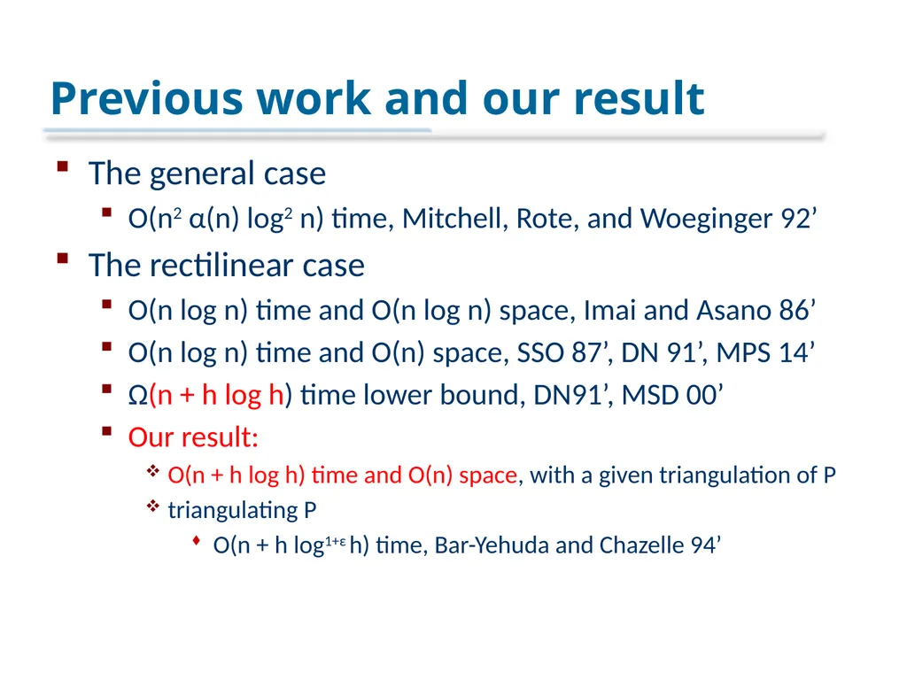 An Optimal Algorithm for Minimum-Link Rectilinear - slide 6 of 24