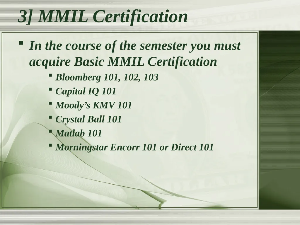Financial Modeling Getting Started Course - slide 11 of 29