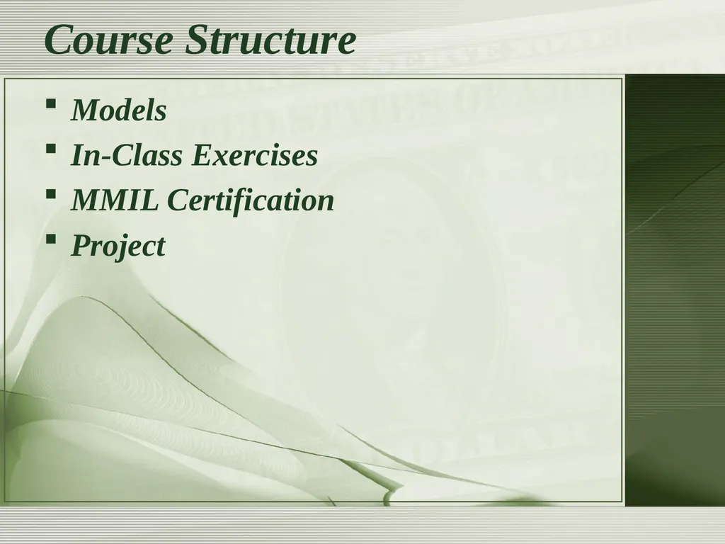 Financial Modeling Getting Started Course - slide 3 of 29