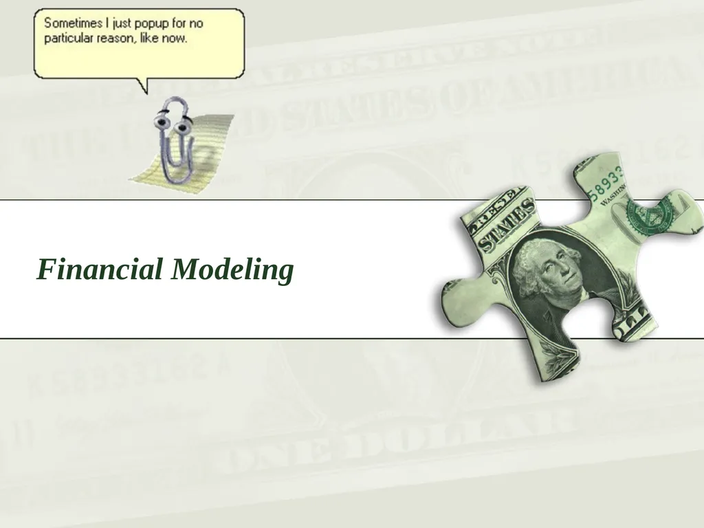 Financial Modeling Getting Started Course - slide 27 of 29