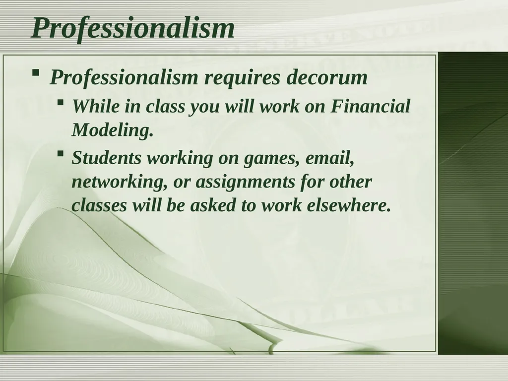 Financial Modeling Getting Started Course - slide 16 of 29