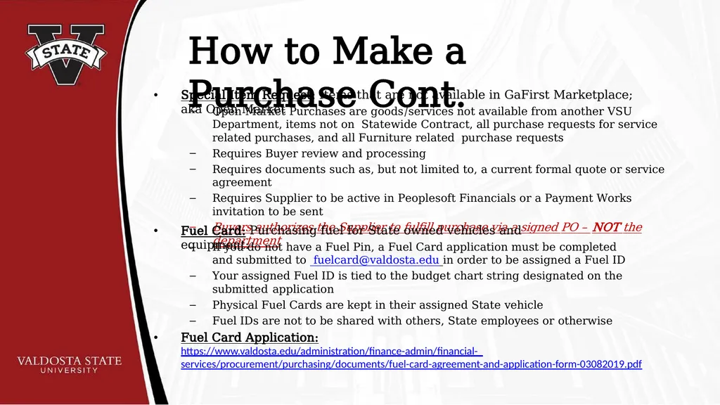PURCHASING GUIDELINES & ePROCUREMENT REQUESTOR - slide 7 of 24