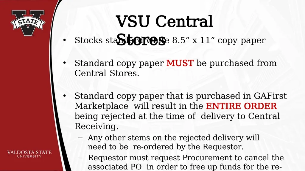 PURCHASING GUIDELINES & ePROCUREMENT REQUESTOR - slide 9 of 24