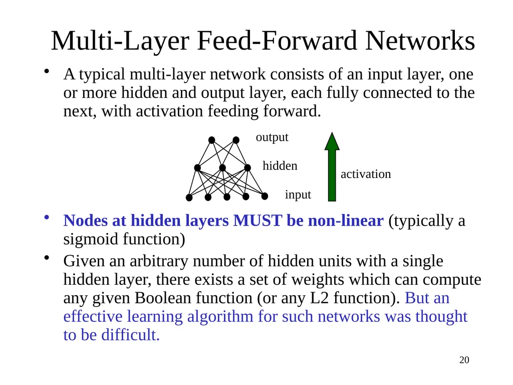 1 Neural Networks Chapter 18.7 Some material - slide 20 of 35