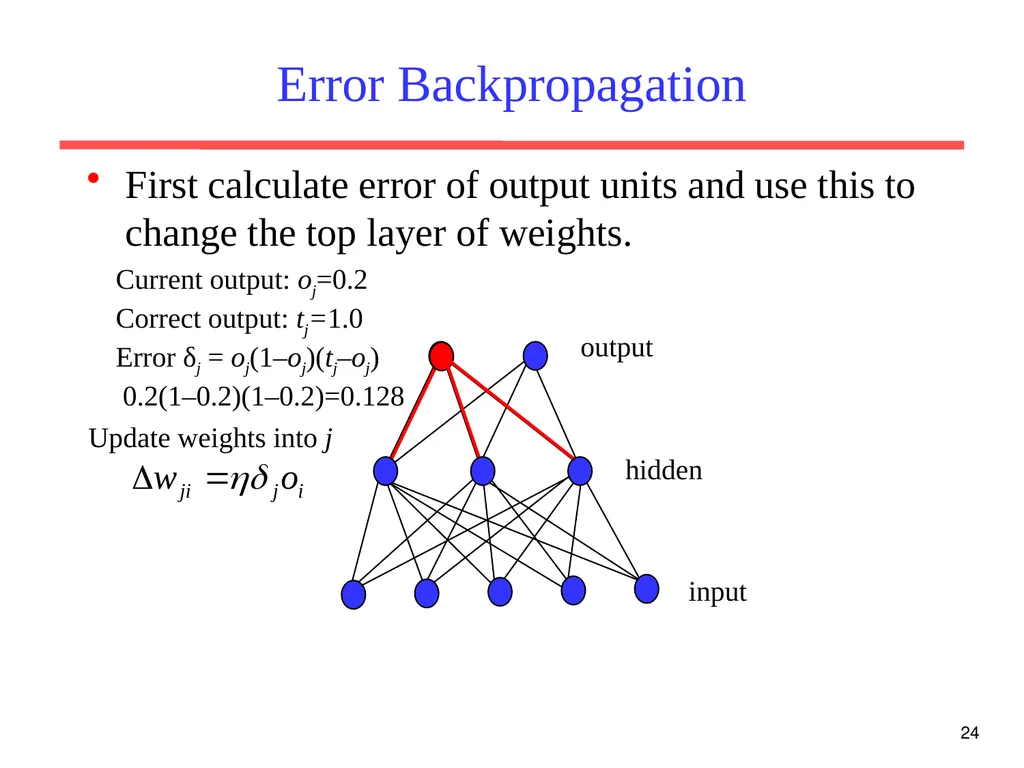 1 Neural Networks Chapter 18.7 Some material - slide 24 of 35