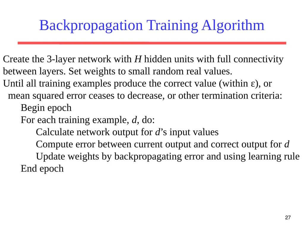 1 Neural Networks Chapter 18.7 Some material - slide 27 of 35