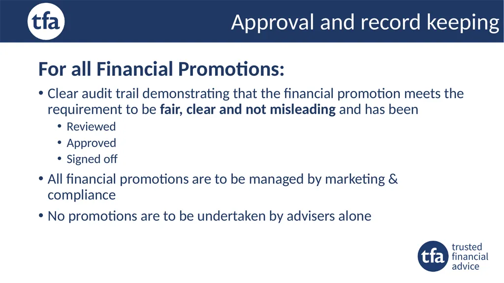 Financial Promotions & Social Media How to ensure - slide 10 of 10