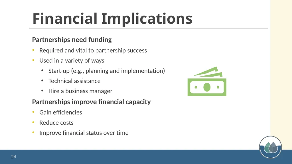 Water System Partnerships: Opportunities to Solve - slide 24 of 37