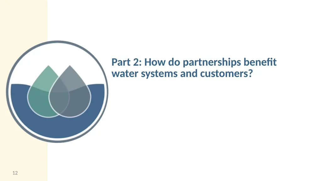 Water System Partnerships: Opportunities to Solve - slide 12 of 37