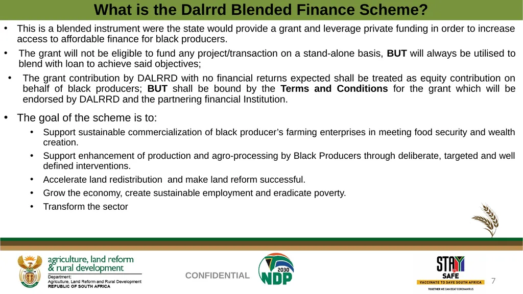 PROGRESS REGARDING THE IMPLEMENTATION OF THE - slide 7 of 23