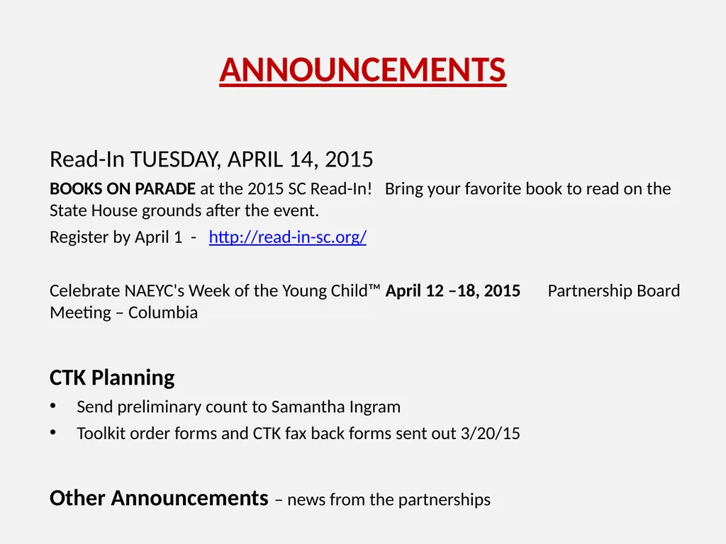March Leadership Webinar March24, 2015 - slide 13 of 14