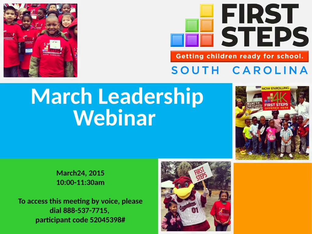 March Leadership Webinar March24, 2015 - slide 1 of 14