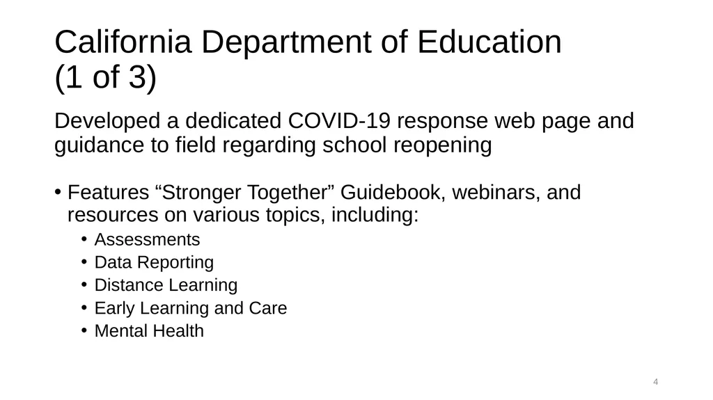 Local Partnership Agreement Training COVID-19 - slide 4 of 20