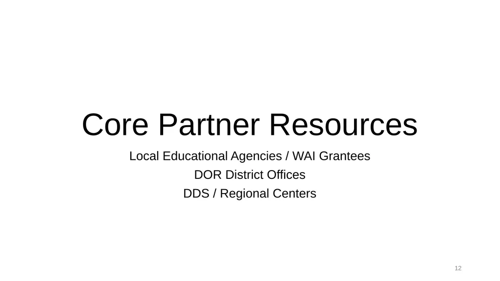 Local Partnership Agreement Training COVID-19 - slide 12 of 20