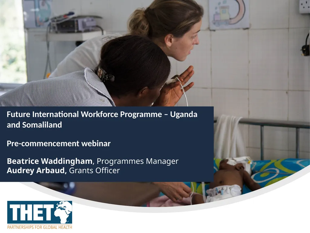 Webinar outline Programme aims, objectives and - slide 1 of 36