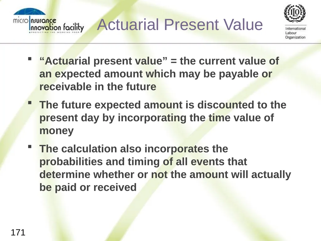 Pricing for Microinsurance Location Date Trainer 1 - slide 168 of 203